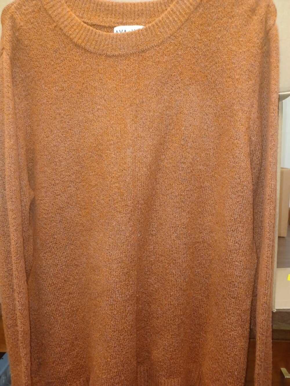 Ava & Viv Orange Sweater 1x